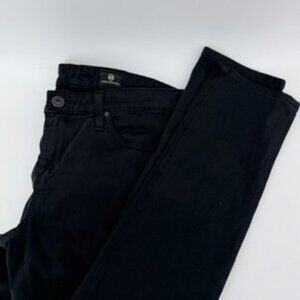 AG Adriano Goldschmied The Stilt Cigarette Leg Black Jeans Women's 27R